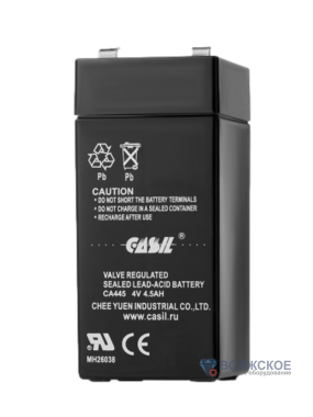 Аккумуляторная батарея Casil CA 445 (4V / 4.5Ah)