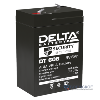 Аккумуляторная батарея Delta DT 606 (6V / 6Ah)