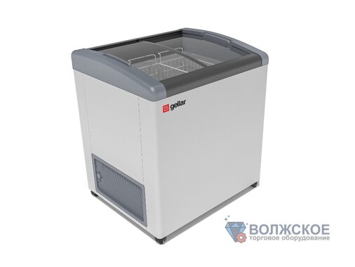 Морозильный ларь GELLAR FG275E 260л изогнутое стекло