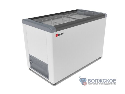 Морозильный ларь GELLAR FG400C 380л прямое стекло