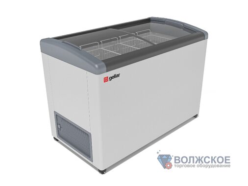 Морозильный ларь GELLAR FG500E 450л изогнутое стекло