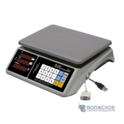 Весы M-ER 328 АC TOUCH-M RS, USB (15кг; 2гр; 325х230) LED