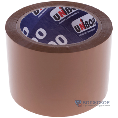 Клейкая лента UNIBOB 400 72мм*66м*40мкр коричневая