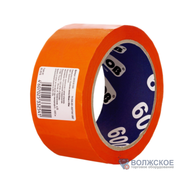Клейкая лента UNIBOB 600 48мм*66м*45мкр оранжевая