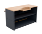 Кассовый модуль 1460х600 h1200, Дуб Джаггер, Муар Серый