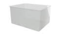 Корзина мелкосетчатая GS 535х410х285мм белая