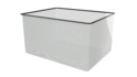 Корзина мелкосетчатая GS 535х410х285мм черная