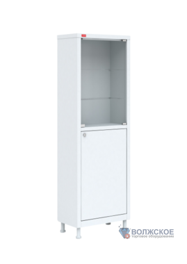 Шкаф медицинский металлический М1 165.57.32 С