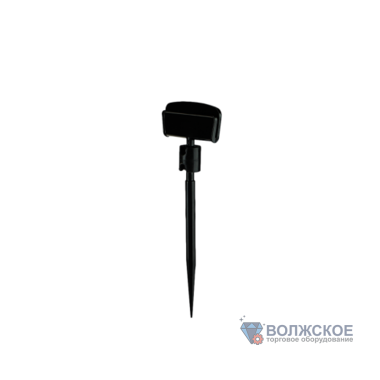 Ценникодержатель шарнирный на иголке STICK-CLIP, черный